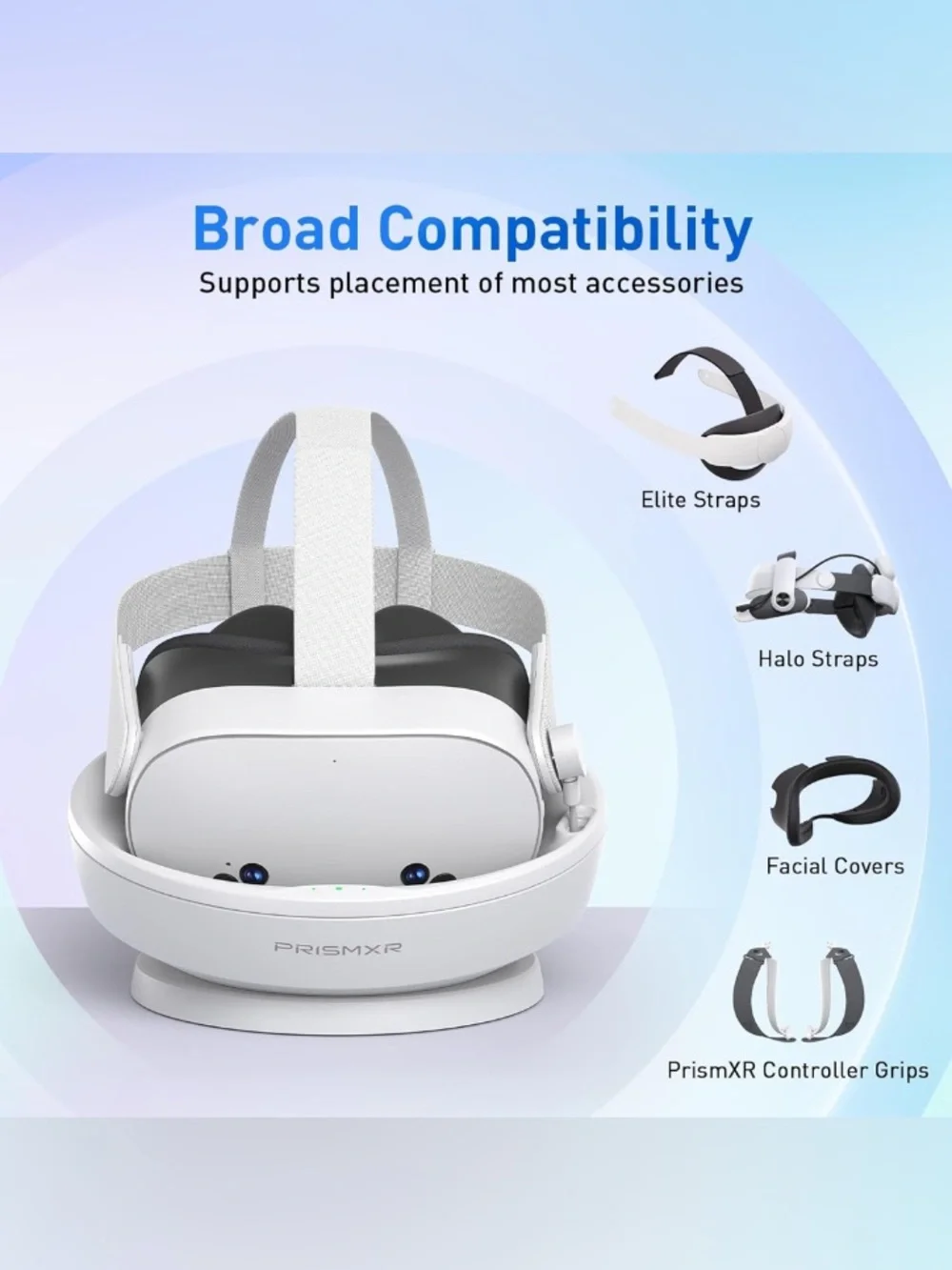 Charging Dock Compatible with Meta Quest 3S (Without Charger&Passthrough)